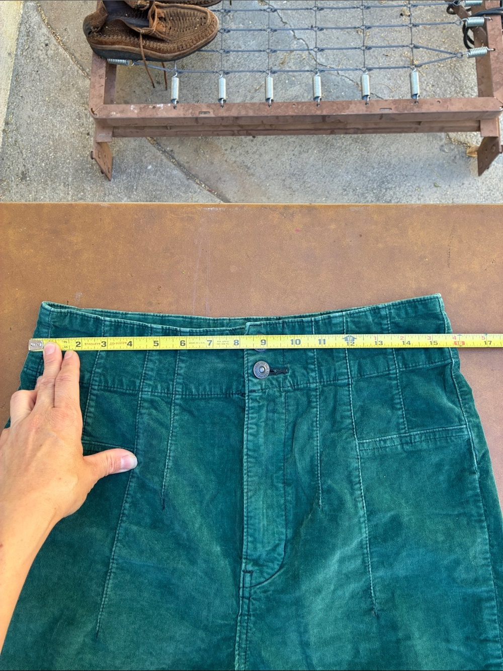 We The Free Jayde Cord Flares Corduroy Pants Free People Size 31 - Picture 5 of 14